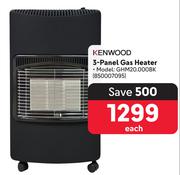 Kenwood 3 Panel Gas Heater GHM20.000BK