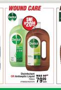 Dettol Disinfectant Or Antiseptic Liquid-750ml Each