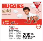 Huggies Jumbo Pack Gold Nappies-Per Pack
