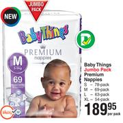 Baby Things Jumbo Pack Premium Nappies-Per Pack