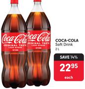 Coca-Cola Soft Drink-2Ltr Each