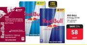 Red Bull Energy Drink (All Variants) 4 x 250ml-Each
