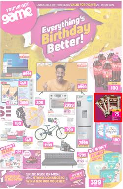 Game : Everything's Birthday Better (25 May - 31 May 2022), page 1
