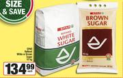 SPAR Refined White Or Brown Sugar-10Kg Each