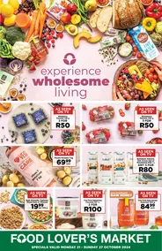 Food Lover's Market : Experience Wholesome Living (21 October - 27 October 2024)