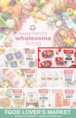 Food Lover's Market : Experience Wholesome Living (21 October - 27 October 2024), page 1