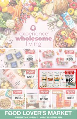Food Lover's Market : Experience Wholesome Living (21 October - 27 October 2024), page 1