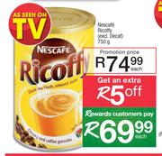 Nescafe Ricoffy (Excl. Decaf)-750g Each