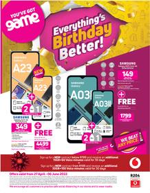 Game Cellular : Everything's Birthday Better (27 April - 06 June 2022)