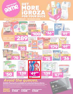 Game SASSA : Get More iGroza For Your Buck (24 February - 08 March 2026), page 1