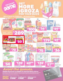 Game SASSA : Get More iGroza For Your Buck (24 February - 08 March 2026), page 1