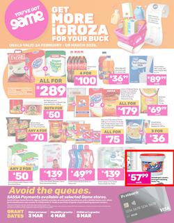 Game SASSA : Get More iGroza For Your Buck (24 February - 08 March 2026), page 1