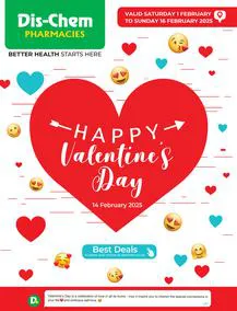 Dis-Chem : Happy Valentine's Day (01 February - 16 February 2025)