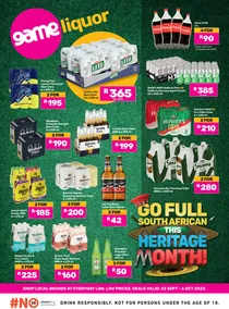 Game Liquor : Go Full South African This Heritage Month (22 September - 06 October 2025)