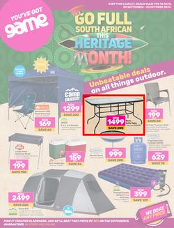 Game : Unbeatable Deals On All Things Outdoor (20 September - 03 October 2023), page 1