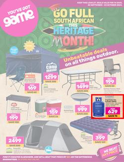 Game : Unbeatable Deals On All Things Outdoor (20 September - 03 October 2023), page 1