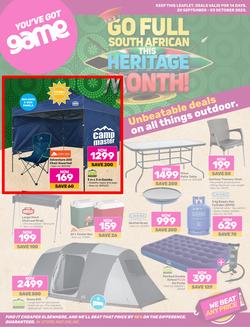 Game : Unbeatable Deals On All Things Outdoor (20 September - 03 October 2023), page 1
