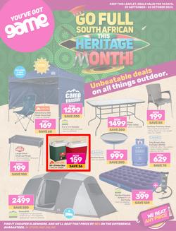 Game : Unbeatable Deals On All Things Outdoor (20 September - 03 October 2023), page 1