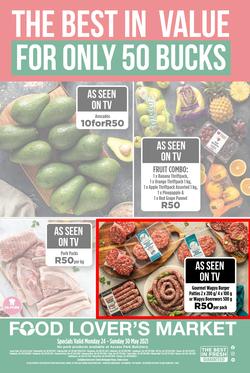 Food Lover's Market Western Cape : The Best For Only 50 Bucks (24 May - 30 May 2021), page 1