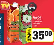Liqui-Fruit 100% Fruit Juice Blend Assorted-For Any 2 x 1Ltr