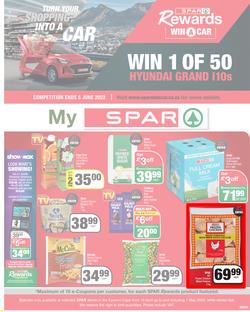 SPAR EASTERN CAPE : Turn Your Shopping Into A Car (19 April - 01 May) | Valid In Acres, Algoa Park, Burgersdorp, Cambridge, Cradock, Dagbreek, De Freitas, Fig Tree, Five Ways, Lighthouse, Linton Grang, page 1