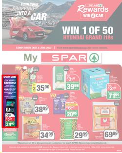 SPAR EASTERN CAPE : Turn Your Shopping Into A Car (19 April - 01 May) | Valid In Acres, Algoa Park, Burgersdorp, Cambridge, Cradock, Dagbreek, De Freitas, Fig Tree, Five Ways, Lighthouse, Linton Grang, page 1