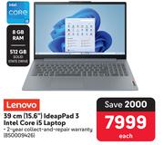 Lenovo 39cm (15.6") Idea Pad 3 Intel Core i5 Laptop