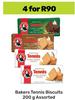 Bakers Tennis Biscuits Assorted-For 4 x 200g