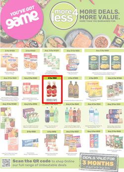 Game : More 4 Less (01 May - 31 July 2025), page 1