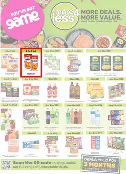 Game : More 4 Less (01 May - 31 July 2025), page 1
