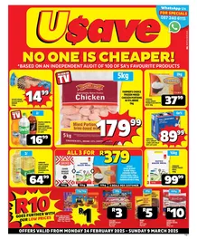 Usave Western Cape : No One Is Cheaper (24 February - 09 March 2025)