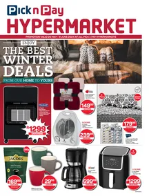 Pick n Pay Hypermarket : The Best Winter Deals (20 May - 09 June 2024)
