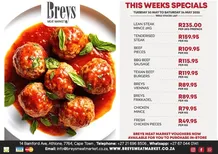 Breys Meat Market : Specials (20 May - 24 May 2025)