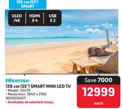 Hisense 55" (139cm) Smart Mini LED TV 55U7K