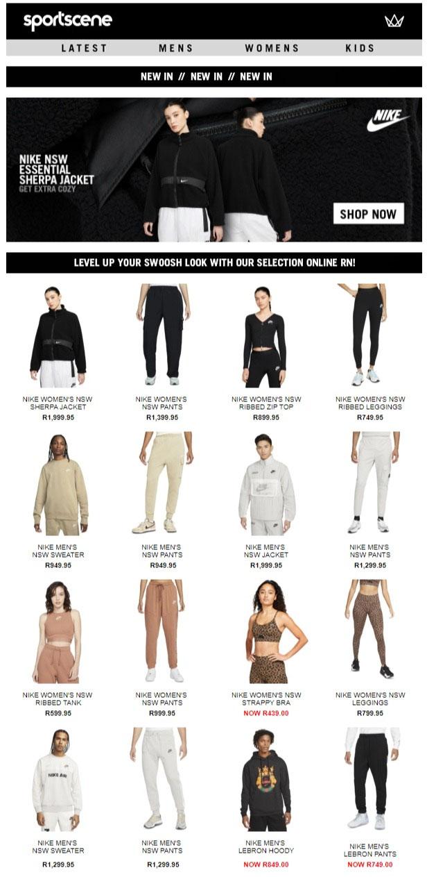 Shop Sportscene Womens Pants & Leggings Online In S.A