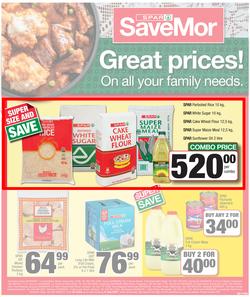 SPAR SAVEMOR EASTERN CAPE : Great Prices (22 June - 4 July 2021) Valid in Alexandria, Dordrecht, Hogsback, Idutywa, Willowvale, Mooiplaas, Richmond, page 1