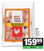 Spar IQF Chicken Mixed Portions-4Kg