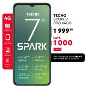 Tecno Spark 7 Pro 64GB Smartphone