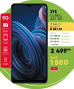ZTE Blade A72 5G Smartphone