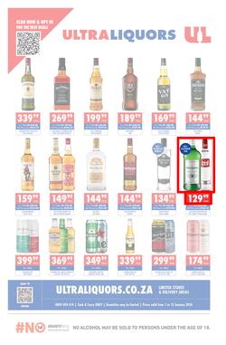 Ultra Liquors : Specials (1 January - 15 January 2024), page 1