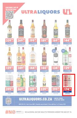 Ultra Liquors : Specials (1 January - 15 January 2024), page 1