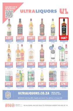 Ultra Liquors : Specials (1 January - 15 January 2024), page 1
