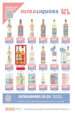 Ultra Liquors : Specials (1 January - 15 January 2024), page 1