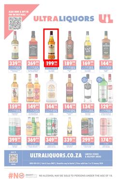 Ultra Liquors : Specials (1 January - 15 January 2024), page 1