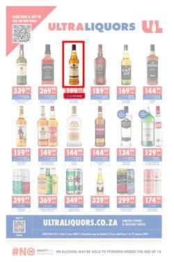 Ultra Liquors : Specials (1 January - 15 January 2024), page 1