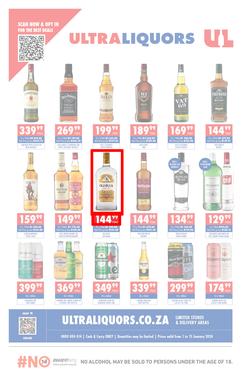 Ultra Liquors : Specials (1 January - 15 January 2024), page 1