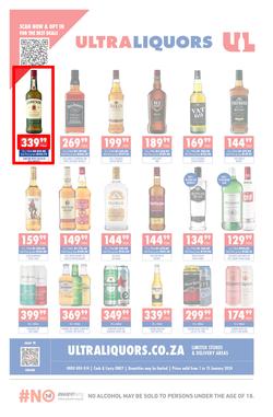 Ultra Liquors : Specials (1 January - 15 January 2024), page 1