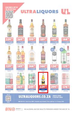 Ultra Liquors : Specials (1 January - 15 January 2024), page 1