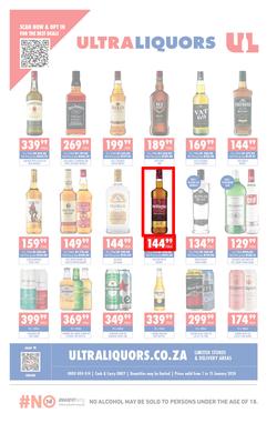 Ultra Liquors : Specials (1 January - 15 January 2024), page 1