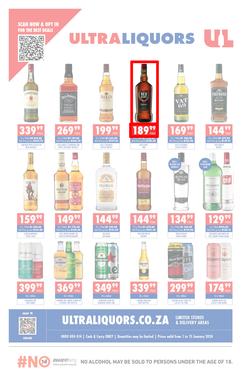Ultra Liquors : Specials (1 January - 15 January 2024), page 1